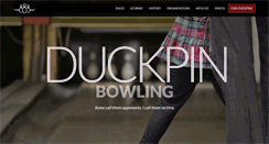 Desktop Screenshot of duckpins.com